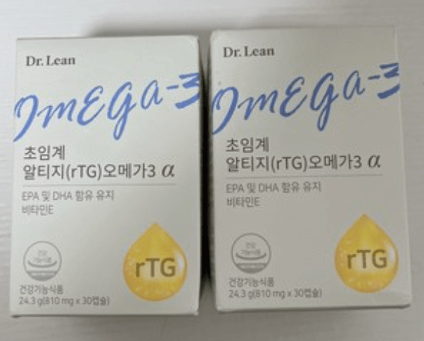  초임계 오메가3 추천: 닥터린 초임계 알티지 오메가3 알파 30정 내돈내산 후기!