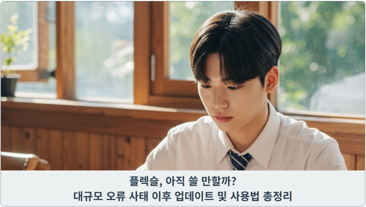  플렉슬, 아직 쓸 만할까? 대규모 오류 사태 이후 업데이트 및 사용법 총정리