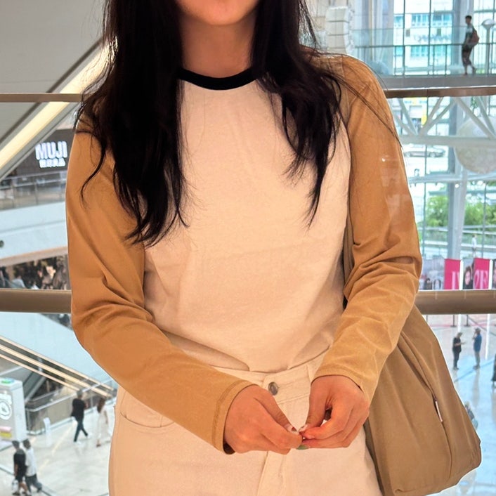 여성긴팔티셔츠 추천 투톤 나그랑 '아워호프'