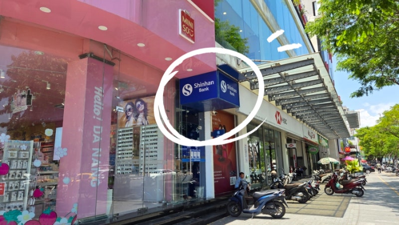 다낭, 호이안 여행) 신한은행 다낭지점 atm 쏠트레블카드 인출하는 법 (수수료 x)