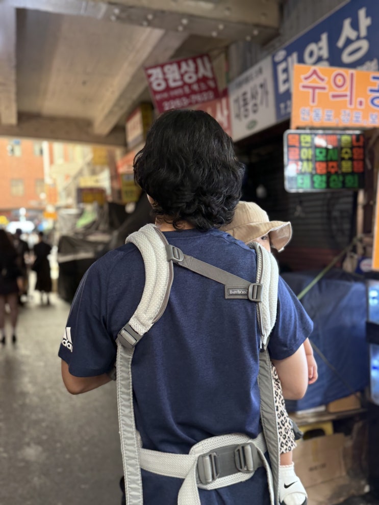  16개월 아기와 광장시장 아베베베이커리와 갈릭보이 가는길