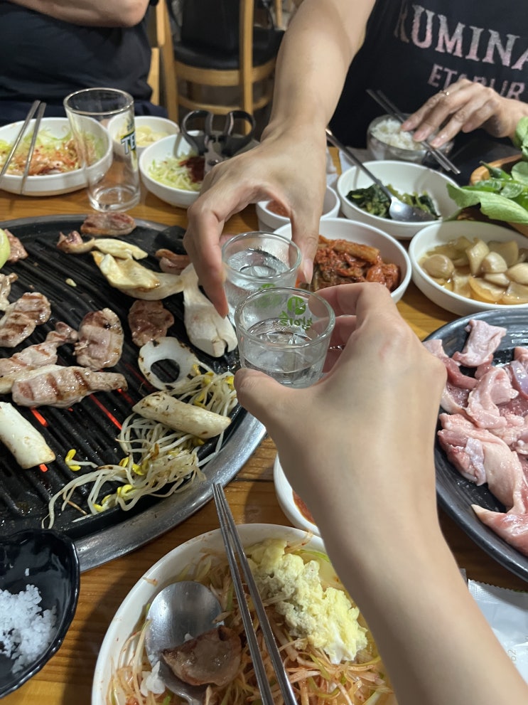  로컬추천 광주맛집 도심속 자연. 힐링되는 전평원 참한고기 오리고기