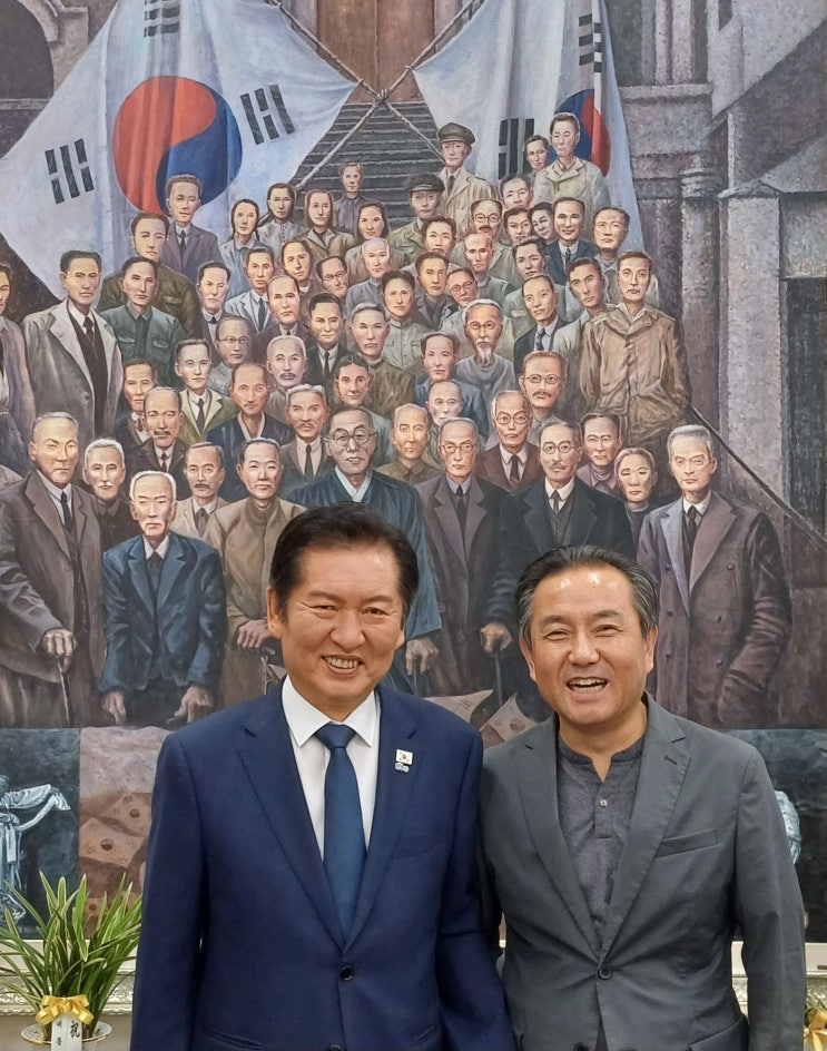 <b>정청래</b> 대표의 '1호 손님'