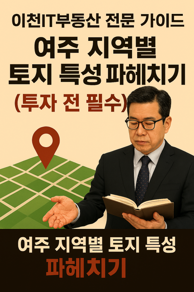  여주 토지 투자, 실패 없는 시작! 지역별 특성 완벽 분석 가이드[여주부동산]