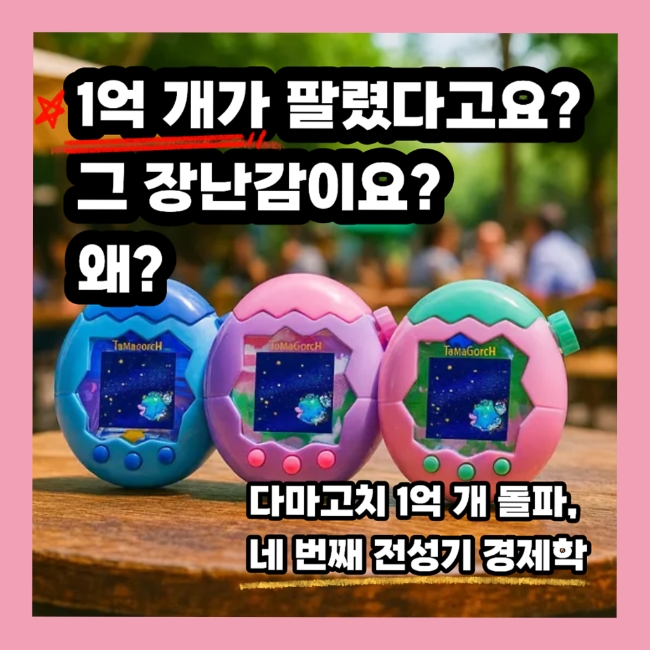  다마고치 1억 개 돌파! 네 번째 전성기 맞은 이유는?