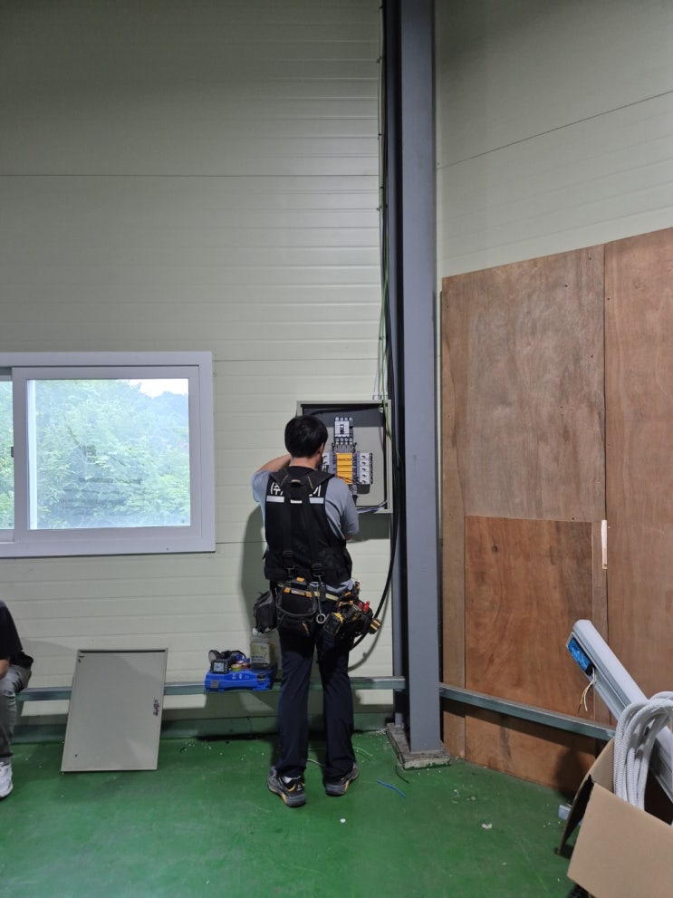  양주 전기공사 포천 전기증설 전기공사업체 분전함 설치 이동식에어컨 콘센트 설치
