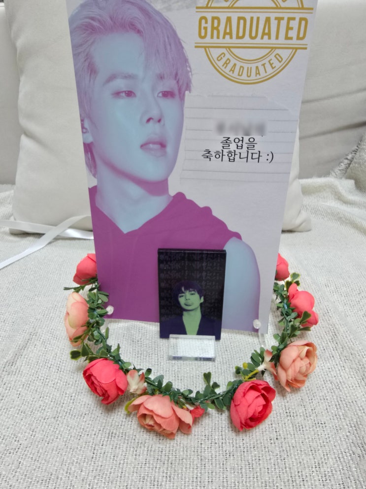  스냅스 몬스타엑스 주헌 민혁 포카 미니배너 굿즈 제작 후기
