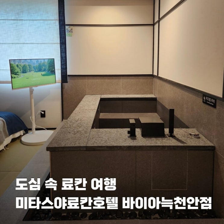  도심 속 료칸 여행 천안 감성 숙소 추천 미타스야료칸호텔 바이아늑천안점