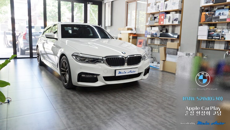  BMW 5시리즈(G30) 순정 애플 카플레이 활성화 코딩