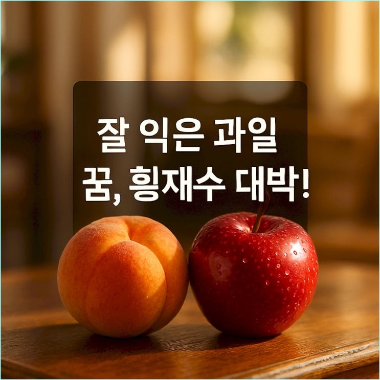  과일 꿈 해몽: 잘 익은 과일 따는 꿈 길몽일까? (복숭아, 사과 꿈 완벽 정리)