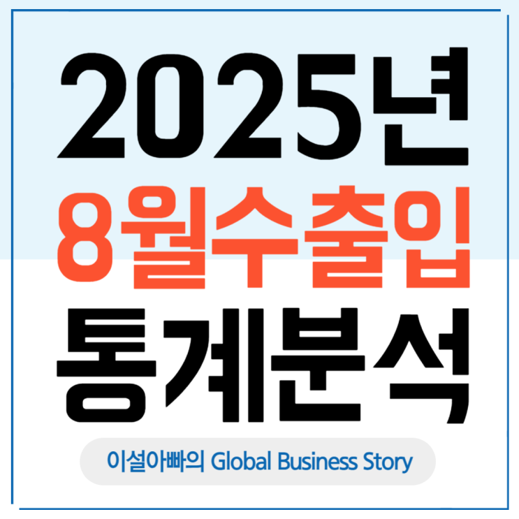  2025년 8월 무역통계 분석: 수출 증가, 수입 감소, 균형의 과제