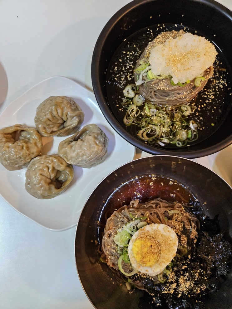  금천동 봉평메밀 본점 들기름막국수 냉소바 청주 막국수 맛집