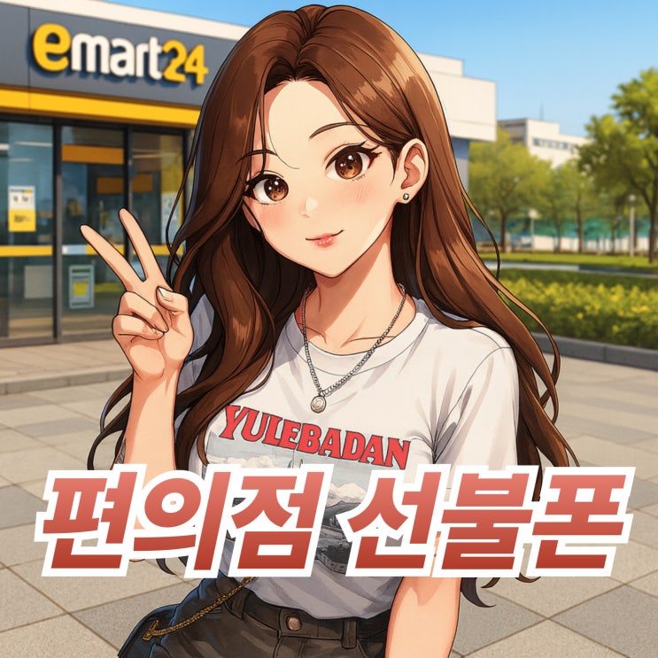  편의점 선불폰 개통 신규번호 사용 방법