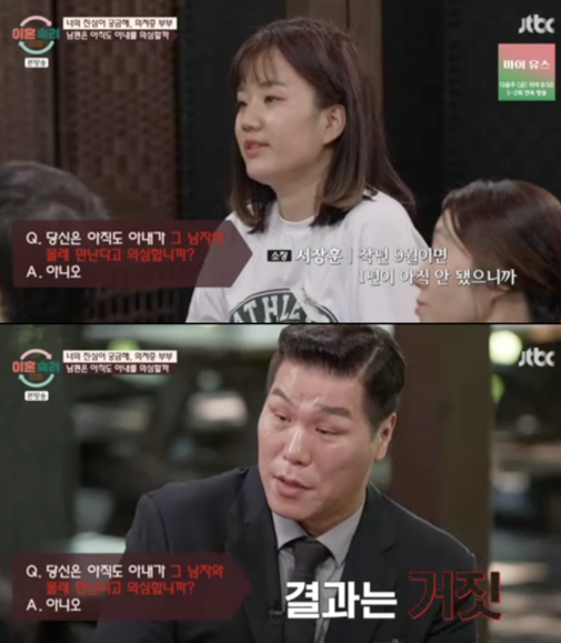  ‘이혼숙려캠프’ 의처증 부부, 충격의 심리·생리 검사 결과 
