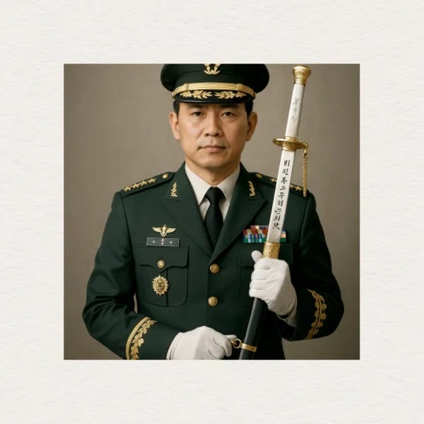  삼정검의 뜻과 유래, 준장 진급 때 수여되는 특별한 상징