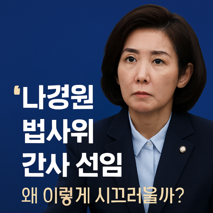 <b>나경원</b> 법사위 <b>간사</b> 선임, 왜 이렇게 시끄러울까?