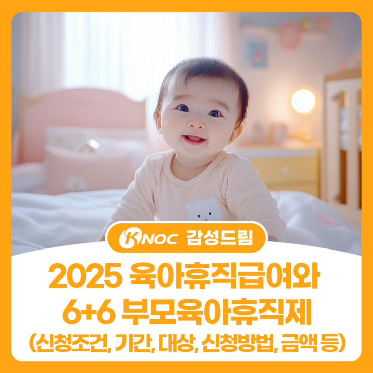  2025 육아휴직급여와 6+6 부모육아휴직제(신청조건, 기간, 대상, 신청방법, 금액 등)