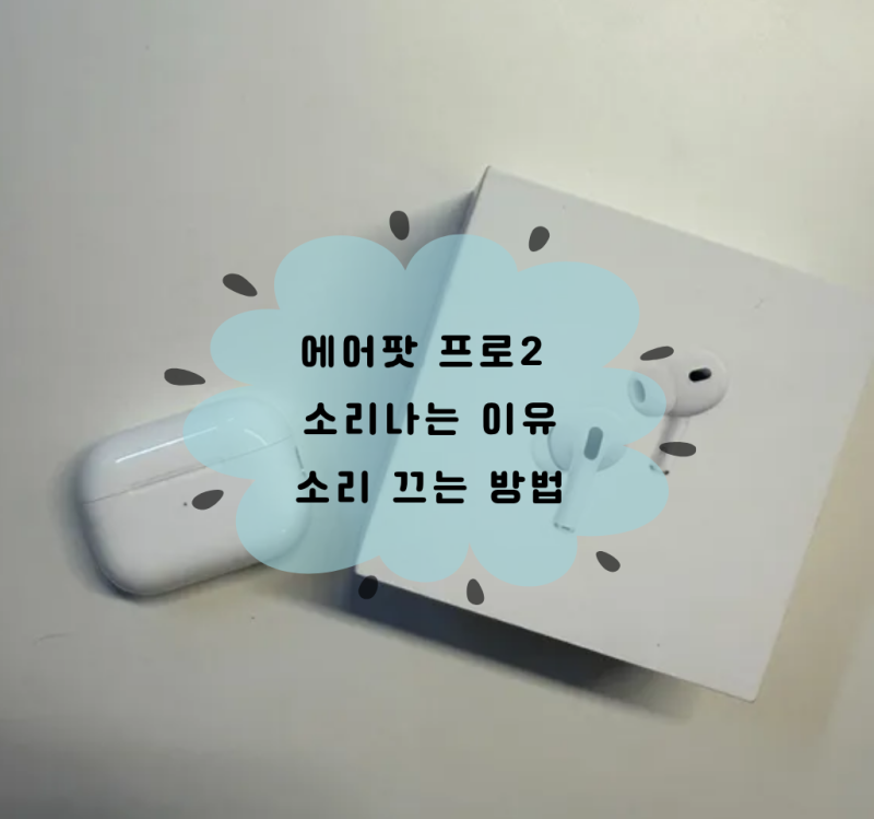 에어팟 프로 2 C 타입 솔직 후 기 소리 나는 이유·끄는 방법까지