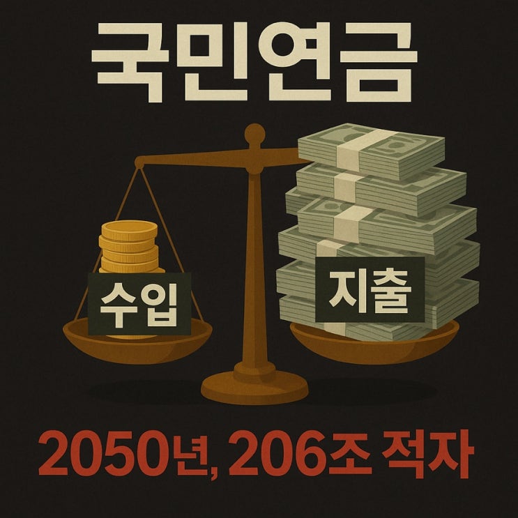  국민연금, 2050년에 206조 적자 난다? 충격적인 전망 공개!