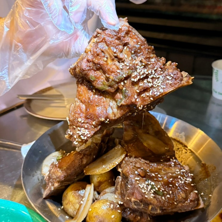 남영동 가성비 노포감성 포차 <등수집> 뼈찜맛집