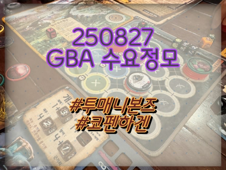  250827 GBA 수요정모 (투 매니 본즈, 코펜하겐)