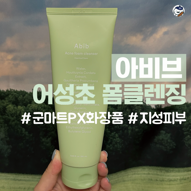 군마트 PX 화장품 추천 | 아비브 어성초 폼클렌징 후기 (민감성 피부·지성 피부 필수템)