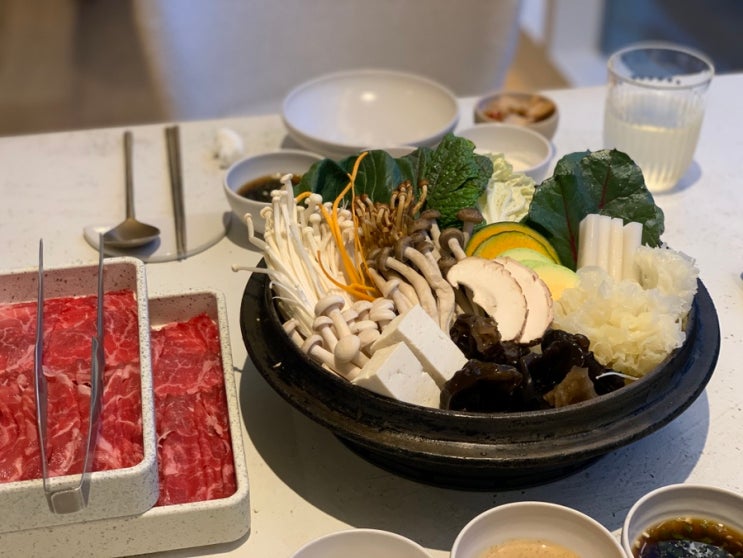  내돈내산 은평 한옥마을 맛집:: 구름집 샤브샤브