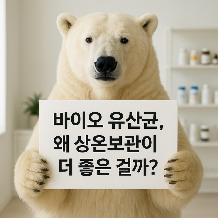  바이오 유산균, 왜 상온보관이 더 좋은 걸까?