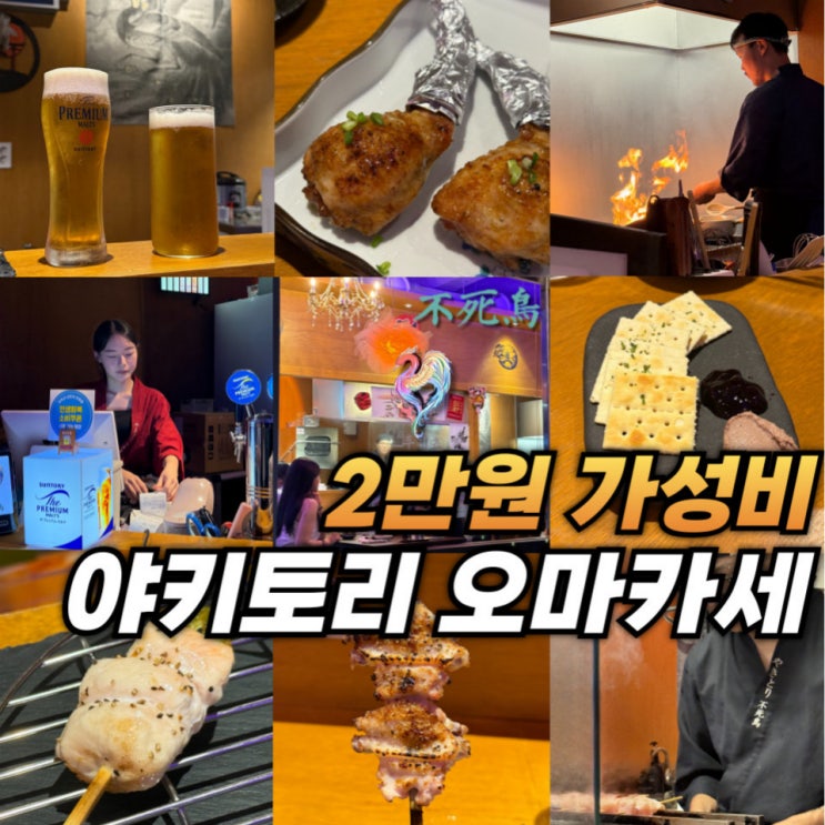 대전 선화동 맛집 야키토리 오마카세 후시쵸 솔직한 후기 (가성비 코스)