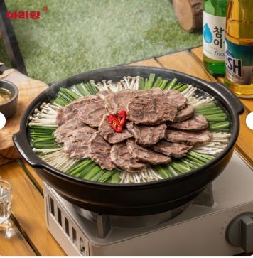  아리향에프엔비푸짐한 3인분 아리향 아롱사태수육 전골 소고기 사태 스지 전골 집들이음식 캠핑음식