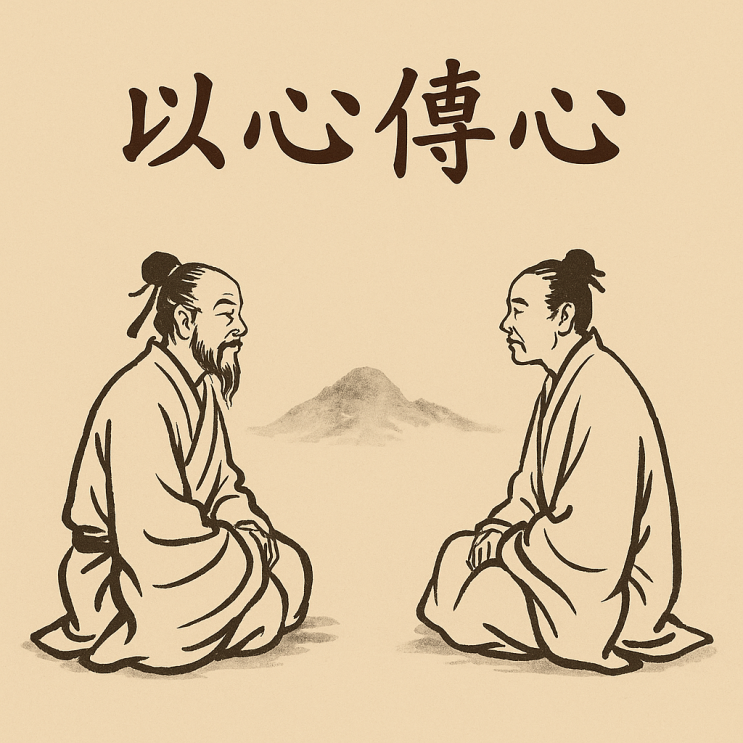   이심전심(以心傳心) — 말 없이도 마음이 통한다