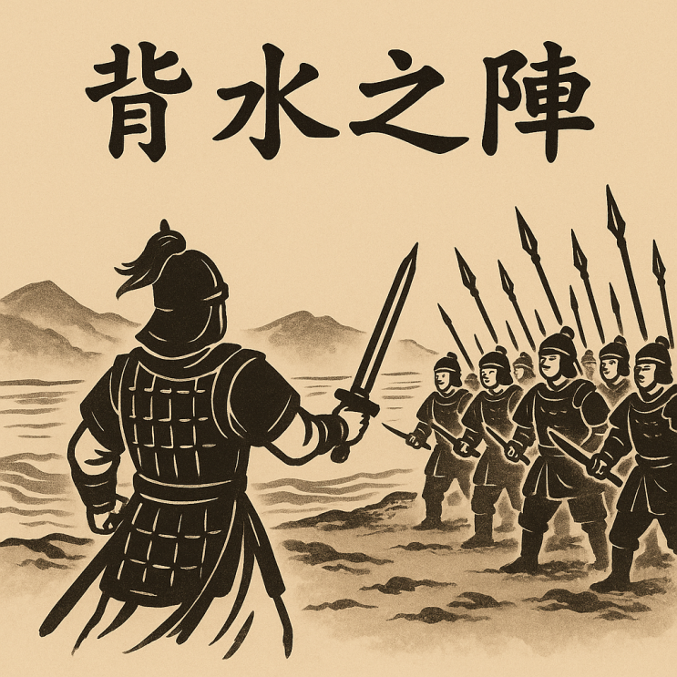   배수지진(背水之陣) — 물을 등지고 진을 치다