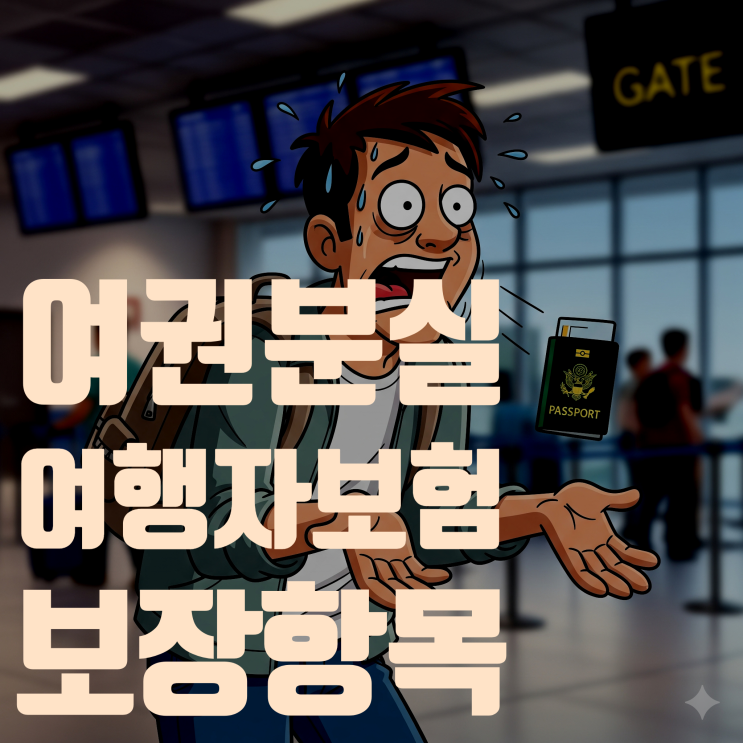  여권 분실, 여행자보험으로 어디까지 보상받을 수 있을까? (재발급 비용, 항공권, 추가 체류비 총정리)