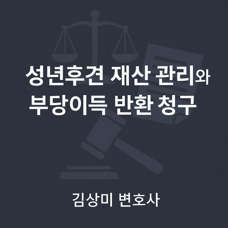  [부산/울산/경남 가사소송 변호사] 성년후견 개시 후 후견인의 부당한 지출, 반환청구 사례