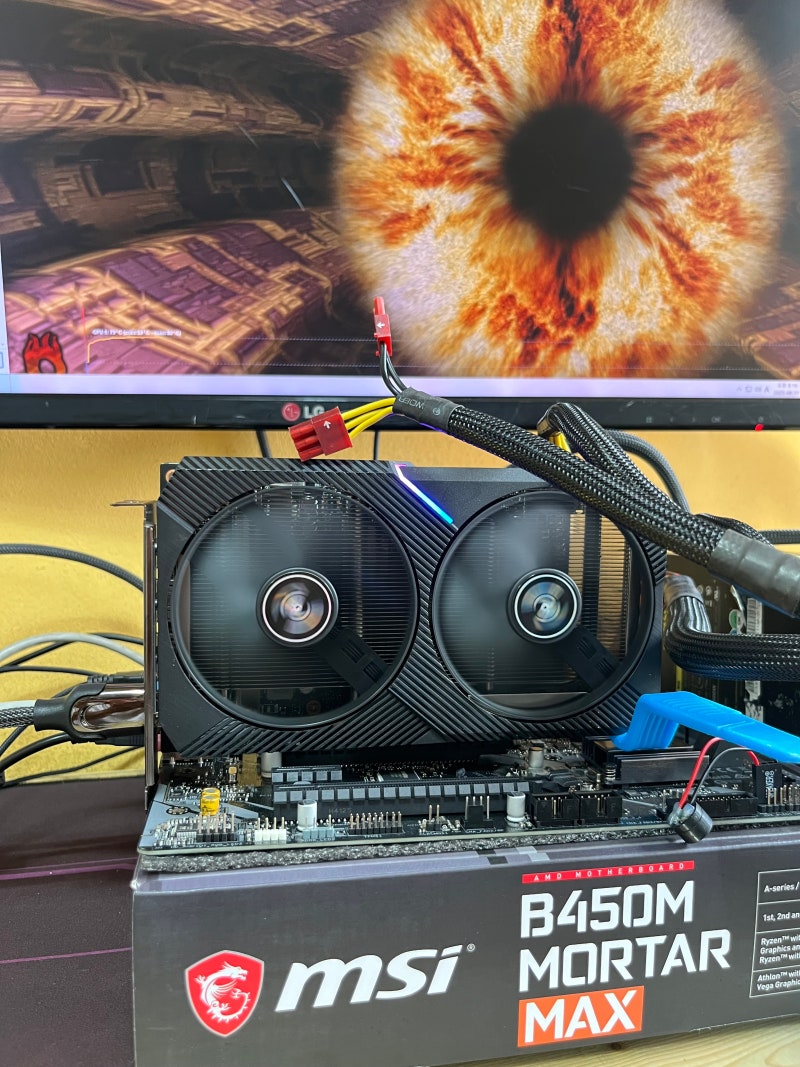 Asus RTX3060 Dual/그래픽카드 발열/소음/써멀재도포 정비