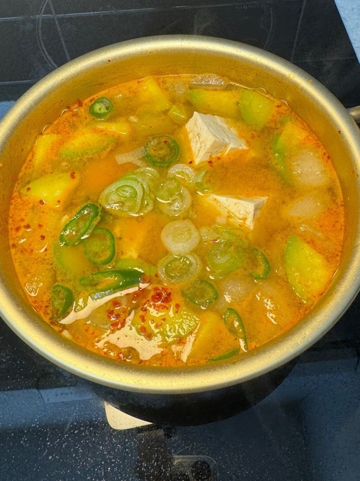  소고기 된장찌개 & 두부부침 레시피! 특등급 국산콩 잇츠온 하루두부로 더 맛있게!