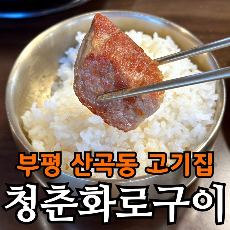  부평 산곡동 맛집 청춘화로구이 솔직 후기｜삼겹살·목살·회식 장소 추천