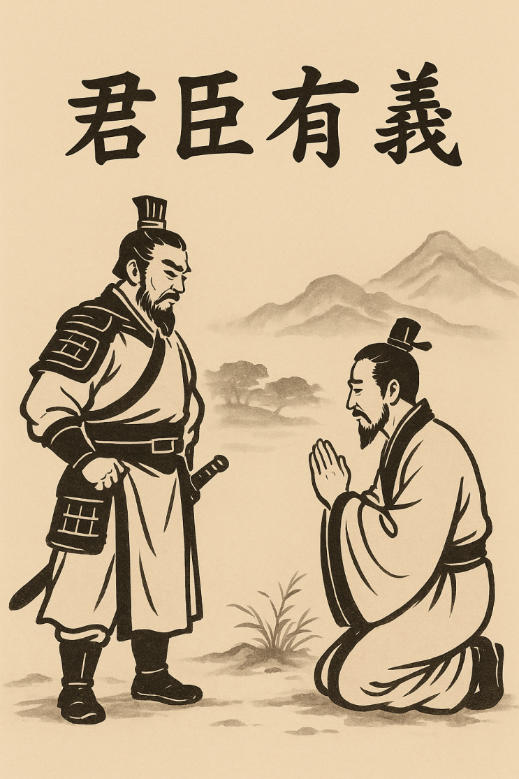   군신유의(君臣有義) — 임금과 신하 사이에도 의리가 있다