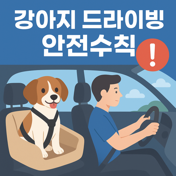  강아지 드라이빙 안전수칙: 반려견과 안전한 차 여행을 위한 필수 가이드