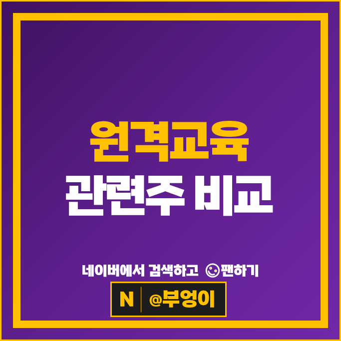 원격교육 관련주 온라인 교육주 로보로보 주가 유비온 주식