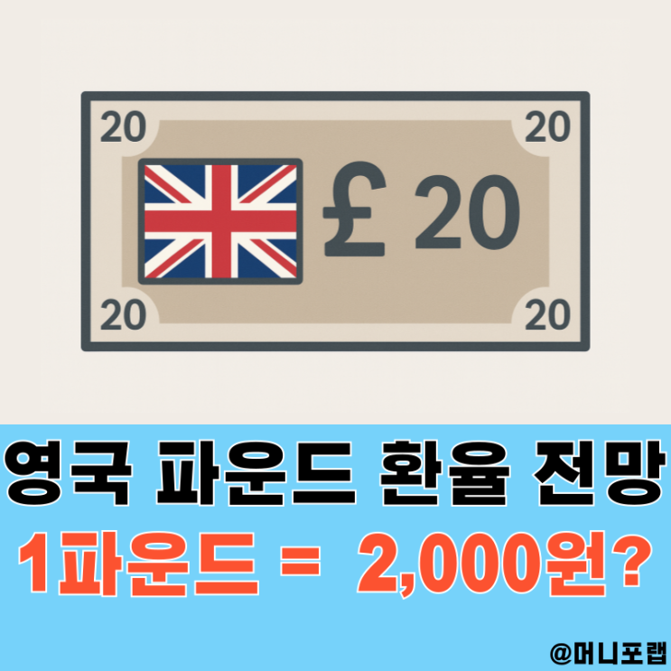  영국 파운드 환율, 강세를 보이는 이유 전망 2,000원 시대 열릴까