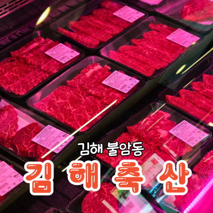  김해 소고기집 퀄리티 좋은 한우 김해축산