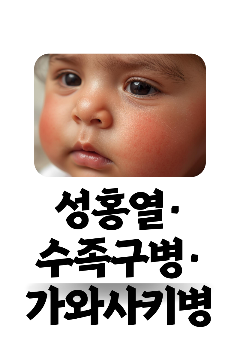 아기 열과 발진 | 성홍열·수족구병·가와사키병 증상 차이와 구별법