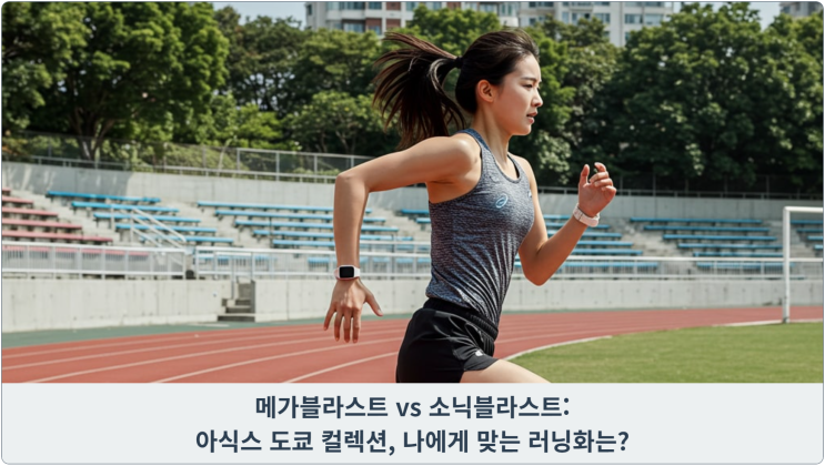  메가블라스트 vs 소닉블라스트: 아식스 도쿄 컬렉션, 나에게 맞는 러닝화는?