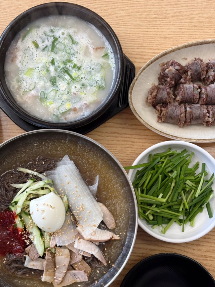 포항장성동맛집 점심 한식 냉면도 맛있는 북구 나누리국밥