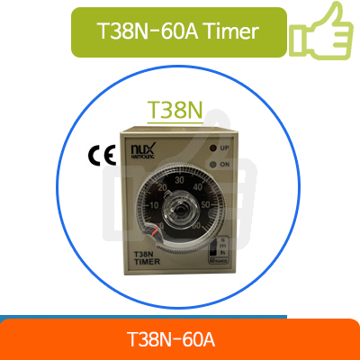  아날로그 소형 타이머 T38N-60A [ 한영넉스 ]
