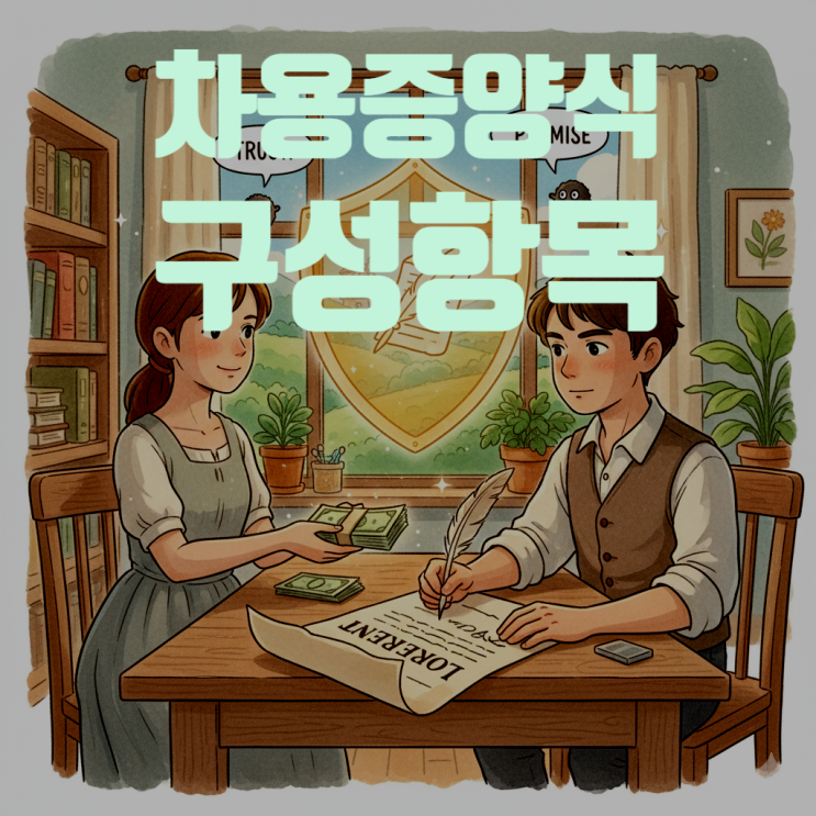  차용증 양식 및 필수 구성항목 완벽 해부 (양식 포함, 이자, 연대보증, 내용증명 총정리)