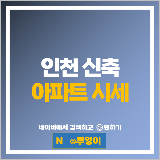 인천 신축 아파트 순위 송도자이더스타 호반써밋송도