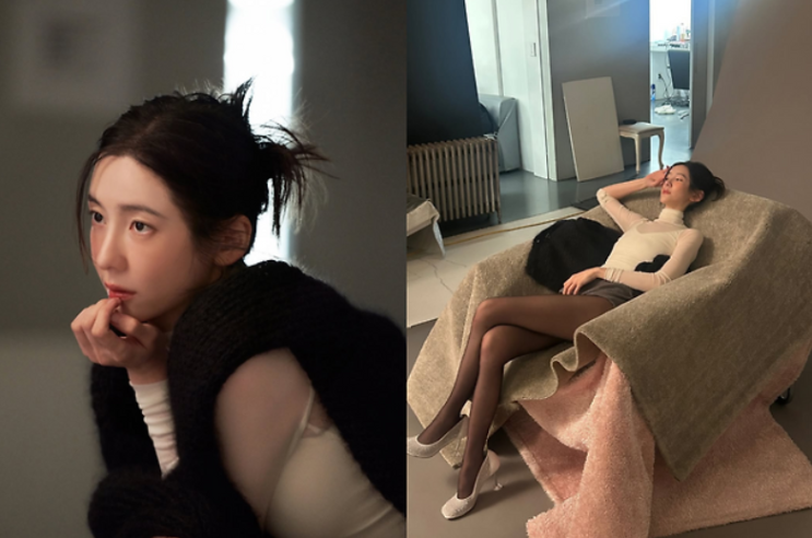  박지현, 매력적인 시스루룩 그 잡채를 보여준 OOTD