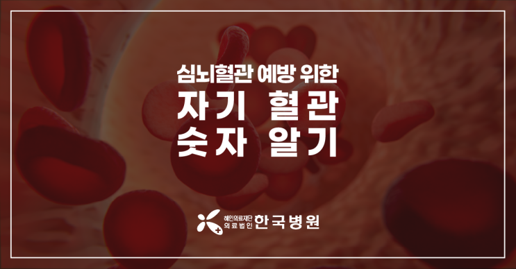  뇌졸중·심근경색 걱정이라면? 혈관 숫자 암호를 해독하세요!_자기 혈관 숫자 알기